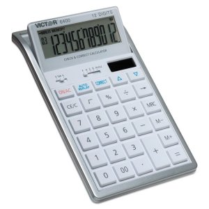 Victor 6400 Victor 12-digit Check And Correct Desk Calculator - Large 