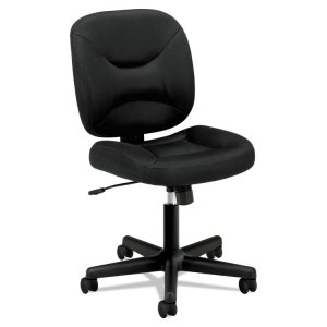 Hon BSX VL210MM10 Hon Valutask Low-back Task Chair - Black Mesh Seat -