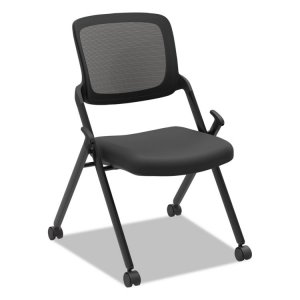 Hon HVL304.VA10.T Chair,armless,nesting,bk