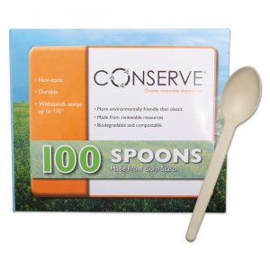 Baumgartens BAU 10232 Conserve Disposable Spoon - 100box - Disposable 