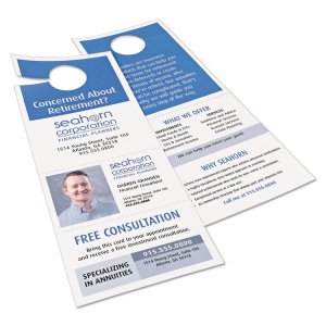 Avery AVE 16150 Averyreg; Door Hanger With Tearaway Cards, Uncoated - 