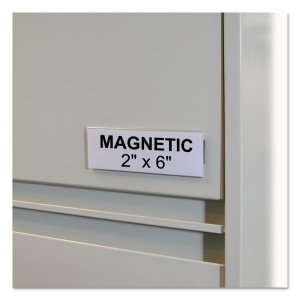 C-line CLI 87207 Hol-dex Magnetic Shelfbin Label Holders - 12-inch X 6