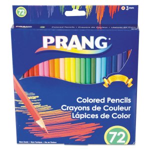 Dixon DIX 22120 Prang Colored Pencils - Assorted Lead - Assorted Barre