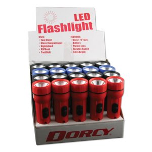 Dorcy 416487 Flashlight,1d,bulk,yl