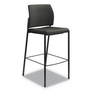 Hon HSCS2.N.E.UR10.BLCK Hon Accommodate Cafe Stool, Armless - Black Vi