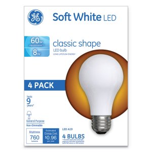 Ge 99190 Bulb,led,sftwt,8w,a19