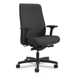 Hon HLWU.Y2.A.H.CU10.SB Hon Endorse Mid-back Task Chair - Black Fabric