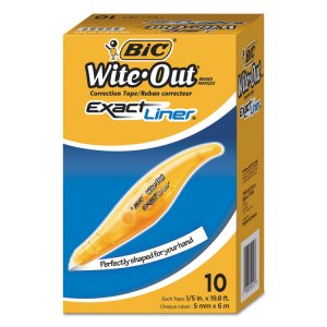 Bic BIC WOELP21 Exact Liner Wite-out Brand Correction Tape - 0.20 Widt