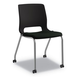 Hon HMG1.N.A.ON.PLAT Hon Motivate Stacking Chairs, 2-pack - Onyx Plast