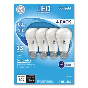 Ge 67616 Bulb,reveal,10.5w,a19,4pk