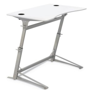 Safco SAF 1959WL Safco Verve Standing Desk - Laminated, Walnut Top - 4