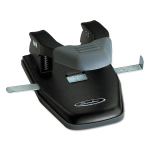 Acco SWI 74050 Swingline Comfort Handle 2-hole Punch - 2 Punch Head(s)