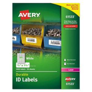 Avery AVE 6579 Averyreg; Trueblock Id Label - Permanent Adhesive - Rec