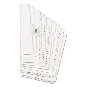 Avery 82179 Index,ltr,126,q,25pk,wht