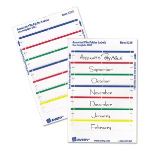 Avery AVE 05215 Averyreg; Reg; File Folder Labels - 4 Height X 6 Width