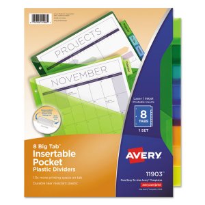 Avery AVE 11902 Averyreg; Big Tab Insertable Pocket Dividers - 5 X Div