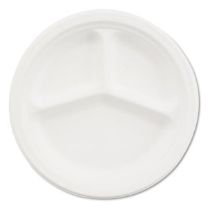 Huhtamaki HUH 21237 Chinet Premium Tableware Plates - White - 125 Piec