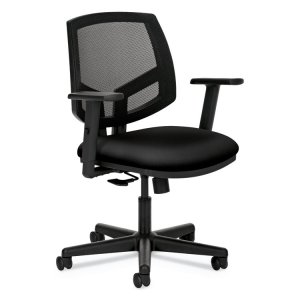 Hon HON 5713GA10T Hon Volt Mesh Back Task Chair, Black - Black Fabric 