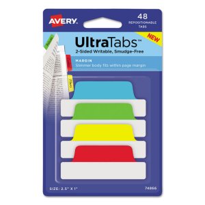 Avery AVE 74756 Averyreg; 2 Multi-use Ultra Tabs - 48 Tab(s) - 1.50 Ta