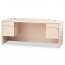 Hon H10595.CC Desk,72x36,bowtp,harvest