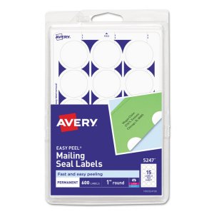 Avery AVE 05248 Averyreg; Laser, Inkjet Mailing Seal - Clear - Glossy 