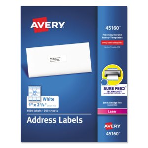 Avery AVE 45160 Averyreg; Address Labels - Sure Feed Technology - Perm