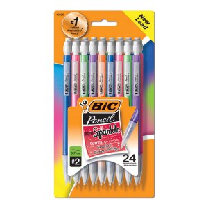 Bic BIC MPLP241 Xtra Sparkle Mechanical Pencils - 2 Lead - 0.7 Mm Lead