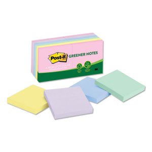 3m MMM 65324RPVAD Post-itreg; Recycled Pads Greener Notes - Rectangle 