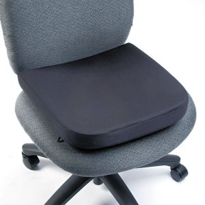 Kensington K75402US Memory Foam Seat Rest - Black - 1 Each