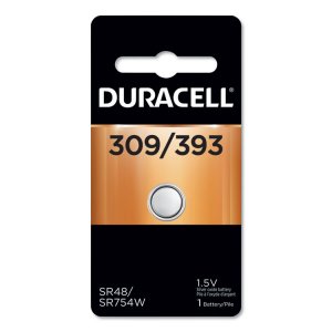 Duracell DUR DL303357 Battery,slvr Oxide1.5v6bx