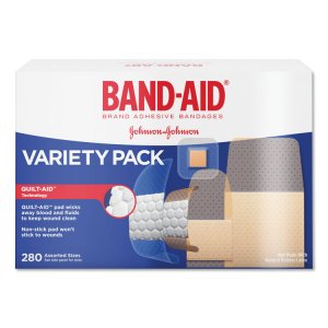 Johnson JOJ 4711 Band-aid Variety Pack Adhesive Bandages - 280box - Wh