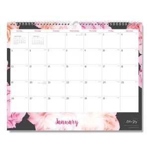 Blue 102716 Calendar,wall,15x12,lpk