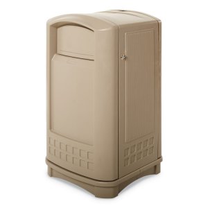 Rubbermaid FG9P9000BEIG Container,plaza Jr.,bge