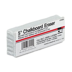 Charles LEO 74555 Eraser,5 Felt,chalkbd,we