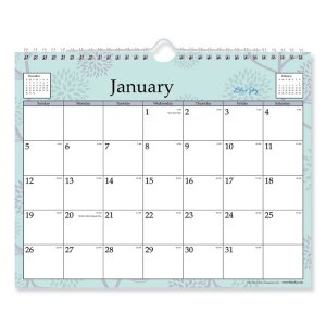 Blue BLS101613 Calendar,wall,rue,11x8.75