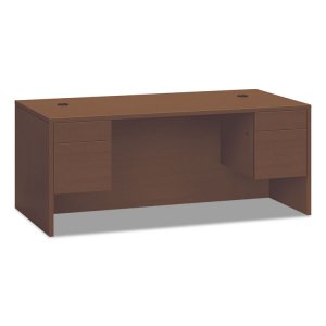 Hon HON 10573NN Hon 10500 Series Double Pedestal Desk - 4-drawer - 60 