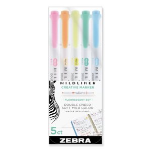 Zebra 78105 Hilighter,double End,ast