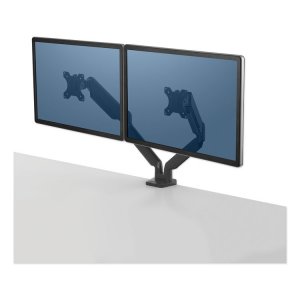 Fellowes 8056501 Platinum Series Dual Monitor Arm - Silver - 2 Display