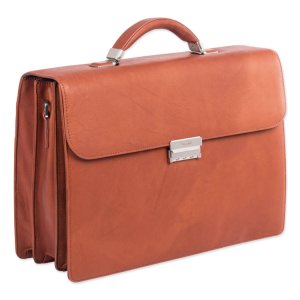 The EXB49545801SMBK Briefcase,leathr,17x22,bk