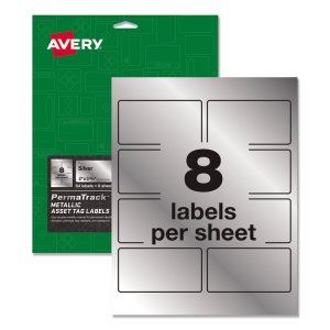 Avery AVE 61523 Averyreg; Permatrack Asset Tag Label - Permanent Adhes