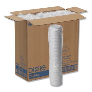 Dixie TP9542 Lid,plasdome,10bg100,wht