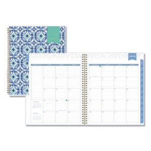 Blue 101410 Planner,tile,5x8,wkmn,be