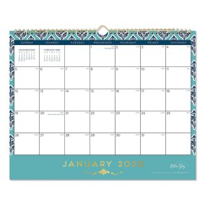 Blue 116049 Calendar,wall,11x8.75,tl