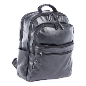 The BKP116-BLACK Backpack,veg Leather,bk