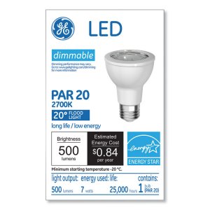 Ge 93348 Bulb,led,par20,7w