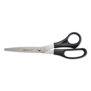 Acme 16907 Scissors,strt, 8,3pk,blk