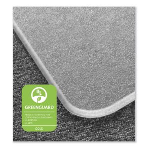 Floortex ECM121345ER Chairmat,46x53,mighty,clr