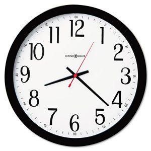 Howard MIL625166 Gallery Wall Clock - Analog - Quartz - White Main Dia