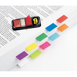 3m MMM 680OE2 Post-itreg; Flags - 2 Dispensers - 100 X Orange - 1 X 1.