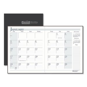 House 260-02 Calendar,monthly,bk